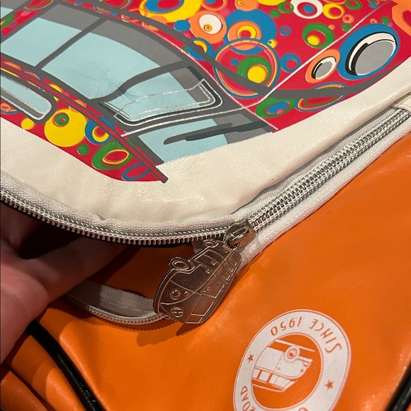 Brisa on the road VW bus Van Print Messenger Bag - Picture 9 of 9